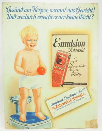Werbeschild: Zalewski Emulsion. - photo 1