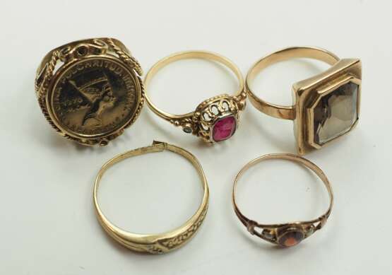 GOLD Ring - 5 Exemplare. - photo 1
