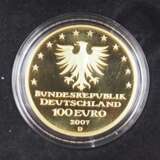 Euro: 100 Euro GOLD - UNESCO-Welterbe Hansestadt Lübeck, im Etui. - Foto 1