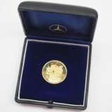 Daimler Benz Automobil 100 Jahre 1886-1986 GOLD Medaille, im Etui. - фото 4