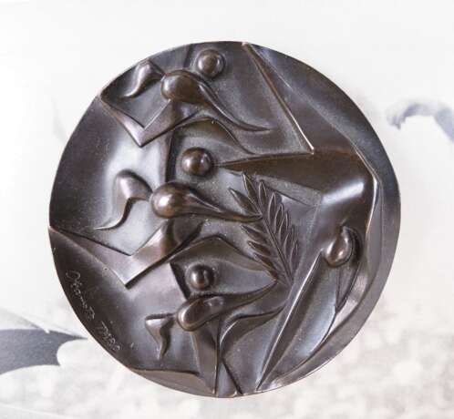 Olympische Spiele: XVIII Olympiade Tokyo 1964, Medaille für Teilnehmer. - photo 2
