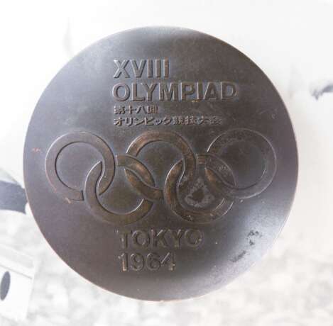 Olympische Spiele: XVIII Olympiade Tokyo 1964, Medaille für Teilnehmer. - photo 3