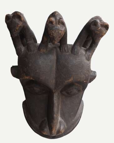 Kom / Wum, Kameruner Grasland: Anthropo-zoomorphe Helmmaske. - Foto 1
