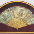 Fächer ca. 1890: Bürgerliche Szenerien. - Now at the auction
