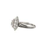 Bague en or avec diamants. Diamanten 21th century - Foto 4