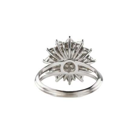 Bague en or avec diamants. Diamanten 21th century - Foto 6