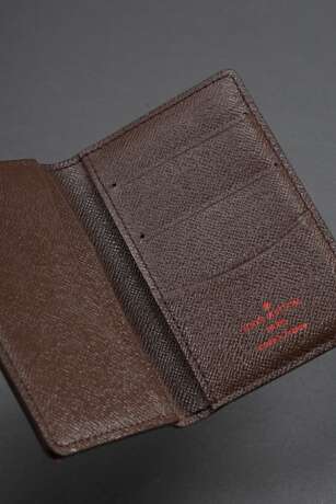 Louis Vuitton Visitenkartenetui in Damier Ebene Canvas, Nr. VI2112, Original Box und Staubbeutel, 11x7cm, leichte Gebrauchsspuren - photo 4