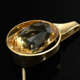 Gelbgold 585 Anhänger mit facettiertem Citrin (ca. 40ct), 20g, 4,3x2,7cm - фото 1