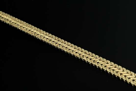Gewirkte Gelbgold 585 Kette, 32,3g, 42,5x0,5cm - фото 2