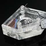 Ungefasster Brillant (ca. 2.010ct/IF/TW), 0,40g, 8,18x8,39x4,76mm, CDE (Cooperation Deutscher Edelsteinlabore) Expertise von 1977, in Plexiglas Box - photo 1