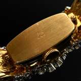 Gübelin Gelbgold 750 Abenduhr, Handaufzug, mit verdecktem Zifferblatt und Brillanten (zus. ca. 1.90ct/VVSI/TW), Strichindizes, Schweiz, 54g, L. 19cm, gangbar (keine Garantie auf Werk und Funktionalität) - Foto 5