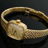 Porta Gelbgold 585 Armbanduhr, Quartzwerk, 30,9g, L. 18cm, nicht gangbar (keine Garantie auf Werk und Funktionalität) - photo 1