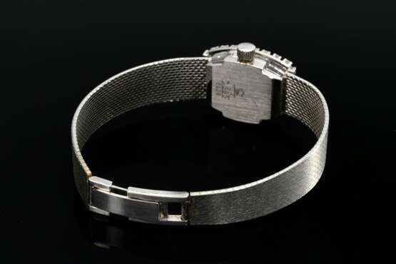 Ducado Weißgold 585 Armbanduhr mit Achtkant Diamantlünette (zus. ca. 0.52ct/IF/W), Handaufzug, 28,7g, L. 17,5cm, gangbar (keine Garantie auf Werk und Funktionalität) - photo 3
