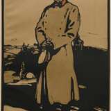 Nicholson, William (1872-1949) „The Kaiser“, colorierter Lithographie, BM 32,7x23,6cm (m.R. 56x38,5cm), kl. Defekte - photo 1