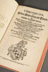 Band Spangenberg, Cyriacus (1528-1604) &quot;Chronicon, Oder Lebens-Beschreibung und Thaten, aller Bischöffe des Stiffts Verden, Welche von den Zeiten des Kaysers Caroli Magni, biß zum Münsterischen und Oßnabrügischen Fr…