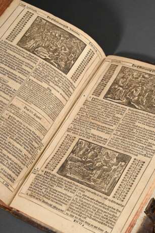 Biblia germanica: "Das ist: Die gantze Heilge Schrifft deß Alten und Neuen Testaments" (sogenannte Dilherr-Bibel), Endter Söhne, ein ganzseitiger Textkupfer (Porträt Luthers und seiner Familie) sowie zahlreiche… - photo 6