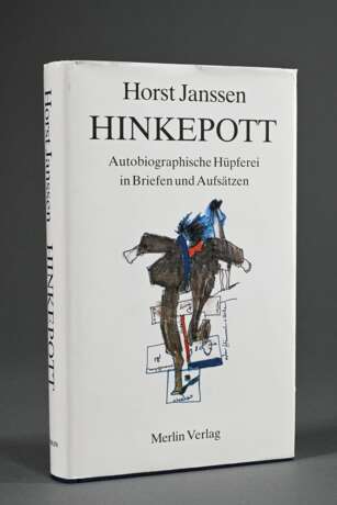 2 Diverse Janssen, Horst (1929-19995) Memorabilia: Janssens Geburtsurkunde (nachträglich ausgestellt 1989 durch das Standesamt Wandsbek) und Buch "Hinkepott", 1987, Merlin-Verlag, 2x sign. und gewidmet, leichte… - photo 3