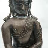 Sehr seltener Buddha Shakyamuni aus Silber mit Kupfereinlagen - фото 4
