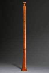 Tenor Schalmei oder Pommer, gestempelt &quot;H&quot; und verso &quot;J.Hanchet&quot; (John Hanchet), gestempelt am Schalltrichter 5CK, Großbritannien 2. Hälfte 20.Jh., zweiteilig mit Pirouette, L. 69,5cm, Alters- und Geb…