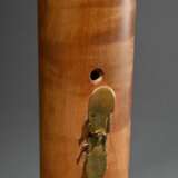 2 Dulziane, gestempelt "RW" (Rainer Weber 1927-2014)´), Deutschland 2. Hälfte 20.Jh., Sopran und Alt, Ahorn und Messing, jeweils mit Anblasrohr, L 35/45,5cm, Alters- und Gebrauchsspuren - photo 7