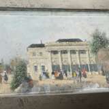 Wurzelholz Kästchen mit Ansicht „Caffeehaus auf der Bastei am Volksgarten“ in Silber 925 Rahmung, 3,3x9,5x12cm - photo 2