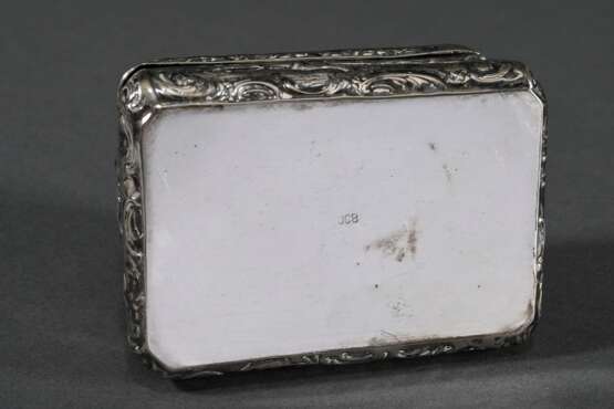 Tabatiere mit getriebenem Dekor „Jagdszene“, MZ: Neresheimer, Silber 800, 92g, 4x8,2x5,8cm - фото 4