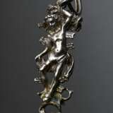 Anhänger in Renaissance Manier "Heiliger Georg" und "Heiliger Sebastian" an gedrehter Ringöse, Silber gegossen, 72g, L. 15cm - photo 3