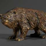 Wiener Bronze "Braunbär", farbig gefasst, Bauch gestempelt, 5x7x4cm - photo 1