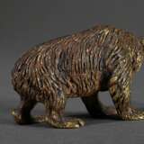 Wiener Bronze "Braunbär", farbig gefasst, Bauch gestempelt, 5x7x4cm - photo 2