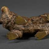 Wiener Bronze "Braunbär", farbig gefasst, Bauch gestempelt, 5x7x4cm - photo 4