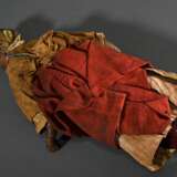Neapolitanische Krippenfigur "Alte Frau" mit naturalistisch bemaltem Terracotta Kopf und alter Kleidung, um 1800, 37x18x8cm, defekt - photo 5