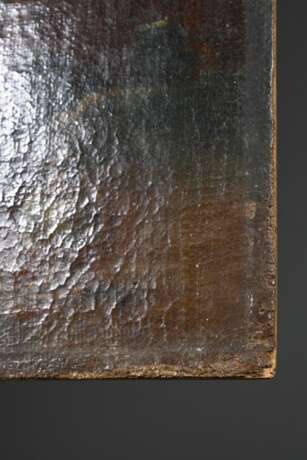 Unbekannter Künstler des 18.Jh. "Heilige Maria Magdalena", Öl/Leinwand auf Holz kaschiert, 37,7x29cm, rest., Craquelé, kleine Defekte der Maloberfläche - photo 6
