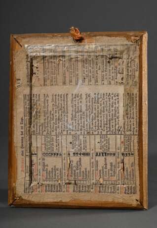 Süddeutsches Vera Ikon des Antlitz Christi im Schweißtuch der Heiligen Veronika mit 20 umlaufenden Cedulae (S. Charitatis, Amantii, S. Adjuri, S. Patientiae, S. Prudentiae, S. Gloriosi, S. Angeli, S. Fortunati, S. Perpet… - photo 5