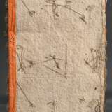 Klosterarbeit mit plastischen Goldstickerei Rosetten und Farbsteinen, Süddeutsch 19.Jh., 20x14cm, etwas defekt - photo 3