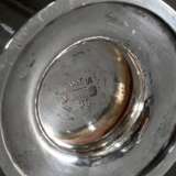 Schwerer Fußbecher in schlichter Façon, MZ: H.J. Wilm, Berlin, Silber 925, 333g, H. 10,5cm - photo 2