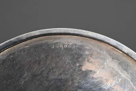 Art Deco Aufsatz mit Trichterschale und floral abstrahiertem Nodus, Wilkens, Modell Nr. 338659, Silber 925, 159g, H. 12cm, Ø 17cm - photo 6