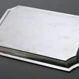 Tablett mit eingezogenen Ecken und Muschelornamenten, Bruckmann & Söhne, Juweliermarke: Gutruf, Silber 800, 1242g, 41,5x31,8cm - фото 2