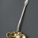 Saucenkelle mit Muschellaffe in Biedermeier Form, MZ: PFP, Schweden, Anfang 20.Jh., Silber, 64g, L. 21cm - Foto 1