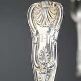 6 Teelöffel "Kings Pattern", mit Monogramm "H", Silber 925, 222g, L. 14cm - photo 3