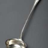 Suppenkelle "Perlmuster", MZ: W. Ambach, Silber 800, 212g, L. 34cm - photo 1