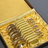 12 Diverse Teile "Fadenmuster" Besteck, MZ: Klatten Hoef, Silber 12 Lot/800, 500g: je 6 Tee- und Suppenlöffel, z.T. monogrammiert, Gebrauchsspuren - photo 5