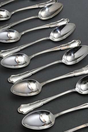 12 Teelöffel "Chippendale", Wilkens, Silber 800, 222g - photo 1