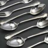 10 Teile Besteck "Chippendale", MZ: Otto Hintze, Silber 800, 235g: 6 Teelöffel und 4 Kuchengabeln - photo 1