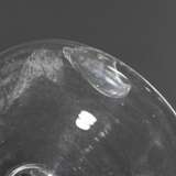 4 Diverse Gläser mit weißen Fäden im Stiel, verschiedene Formen, Abriss im Boden, 1x mit Bandschliff, Anfang 18.Jh., H. 14,3-19,2cm, Altersspuren - Foto 5