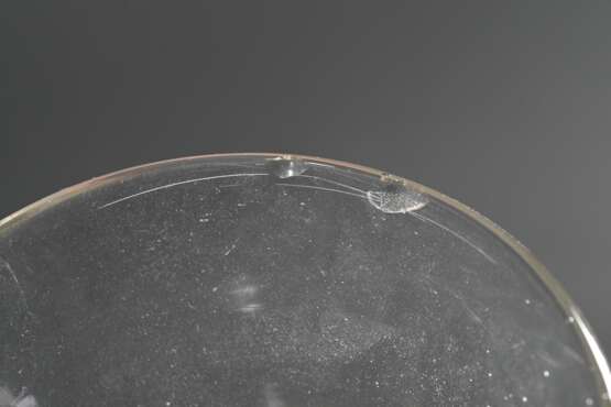 2 Diverse Schnapsstamper mit Luftblase im Schaft, Abriss im Boden, H. 11,6/12,5cm, Altersspuren - photo 3