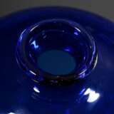 Venini Vase „Veronese“, blaues und farbloses Glas, Entw.: Vittorio Zecchin um 1921, Ausführung später, Fuß sign., H. 25,5cm, Gebrauchsspuren - фото 2