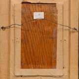 Moerenhout, Edward (1801-1893) „Geisterschiff“, Öl/Holz, u.r. sign., in Schildpattrahmen, 19x13,3cm (m.R. 28,2x22,5cm), kleine Defekte der Maloberfläche, rest. - photo 4