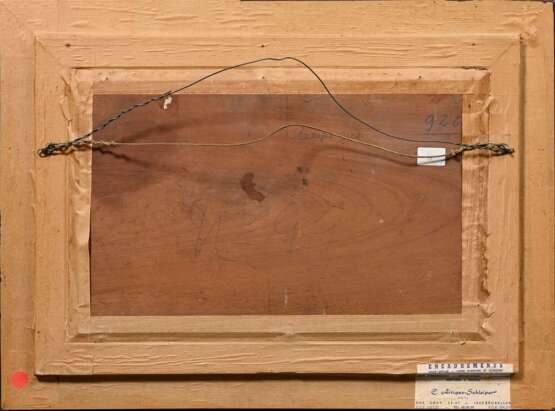 Hagemans, Maurice (1852-1917) „Beladung an der Mole“, Öl/Holz, u.r. sign., 27,5x43cm (m.R. 42,8x58cm) - photo 4