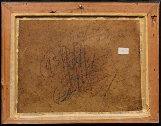 Qvistorff, Victor (1882-1953) „Segler an der Mole“ 1930, Öl/Malpappe, u.l. sign./dat., 27,5x36,3cm (m.R. 36x46cm) - photo 4
