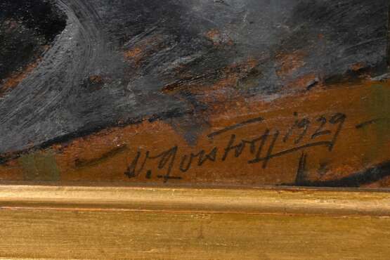 Qvistorff, Victor (1882-1953) „Hafenszene“ 1929, Öl/Malpappe, u.r. sign./dat., 27x35cm (m.R. 35,5x43cm) - photo 3